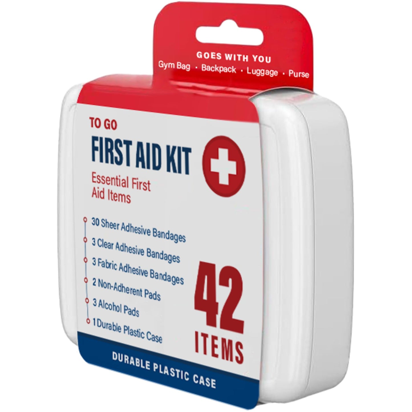 DecorRack 4200 Piece First Aid Kit, 100 Individual Boxes of 42 Items Each, First Aid Kits for Minor Cuts, Scrapes, Travel, Car, Home, Work, Field Trips or Camping (4200pcs, 100 Pack)
