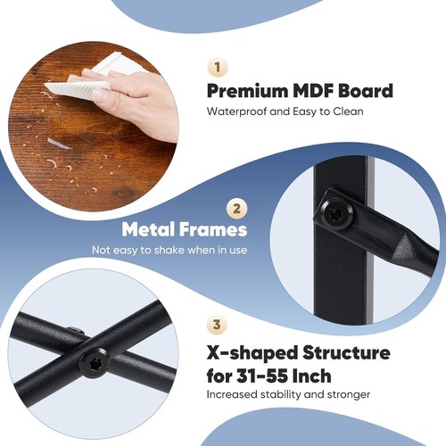 DUMOS 32-Inch Small Computer Desk - Modern Home Office Writing Table with X-Shaped Reinforcement | Rust Finish