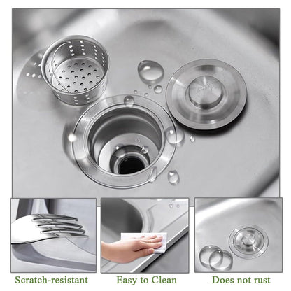 Free Standing Utility Sink, Outdoor Stainless Steel Laundry Tub, Portable Single Bowl Washing Hand Basin Station with Workbench, Fish Cleaning Table &Storage Shelves for Garage, Kitchen,Camping
