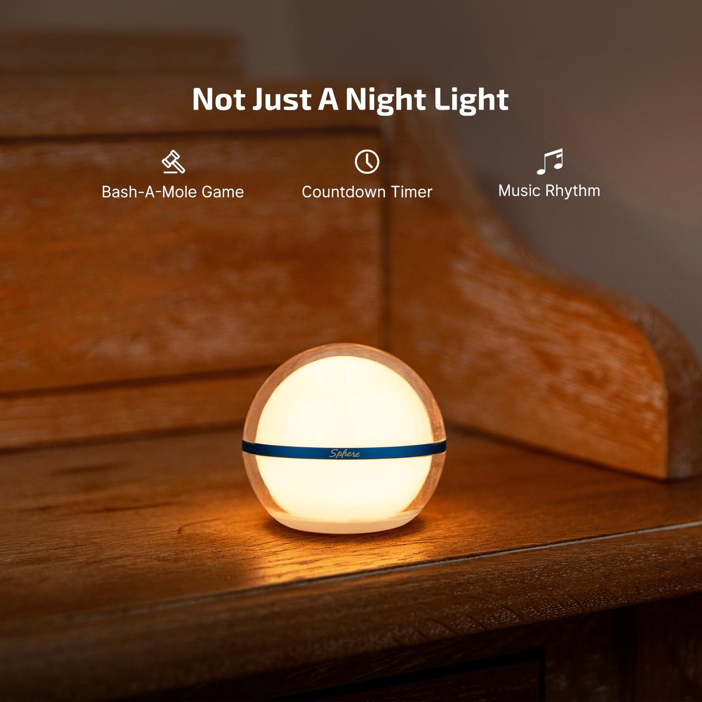 OLIGHT Odin 2000 Lumens Picatinny Rail Mounted Rechargeable Tactical Flashlight with Remote Pressure Switch Bundle Sphere Smart Night Light, 75 lumens Stepless Dimming Table Lamp with Remotely APP Con