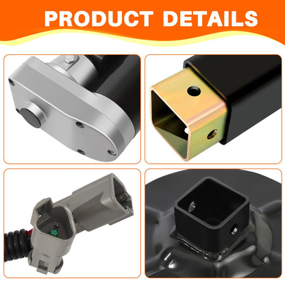 5th Wheel RV Front Jack Compatible with Lippert Ground Control 3.0 Automatic 5th Wheel RV Leveling System, Front Hall Effect Jack for Right or Left Leg, 5,000-lb. Load Capacity 305340