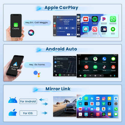 Inefala 2+64G Radio for Jeep Wrangler JK Compass Grand Cherokee Dodge Ram CarPlay Car Stereo Android 13 Touchscreen 10.1" Android Auto Backup Camera GPS EQ 28UI