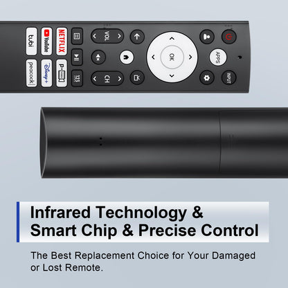Voice Remote Replacement for TCL Android Smart TVs,RC813 with Google Voice Function