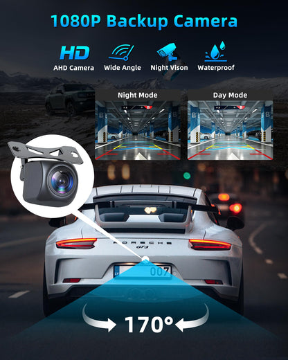 [4Core+64GB] Car Radio for Jeep Compass Patriot 2010-2016: 10'' 1280x800 IPS HD Touchscreen Head Unit Stereo with Wireless Carplay Android Auto 5GWiFi Bluetooth5.0 GPS FM SWC 1080 Backup Camera