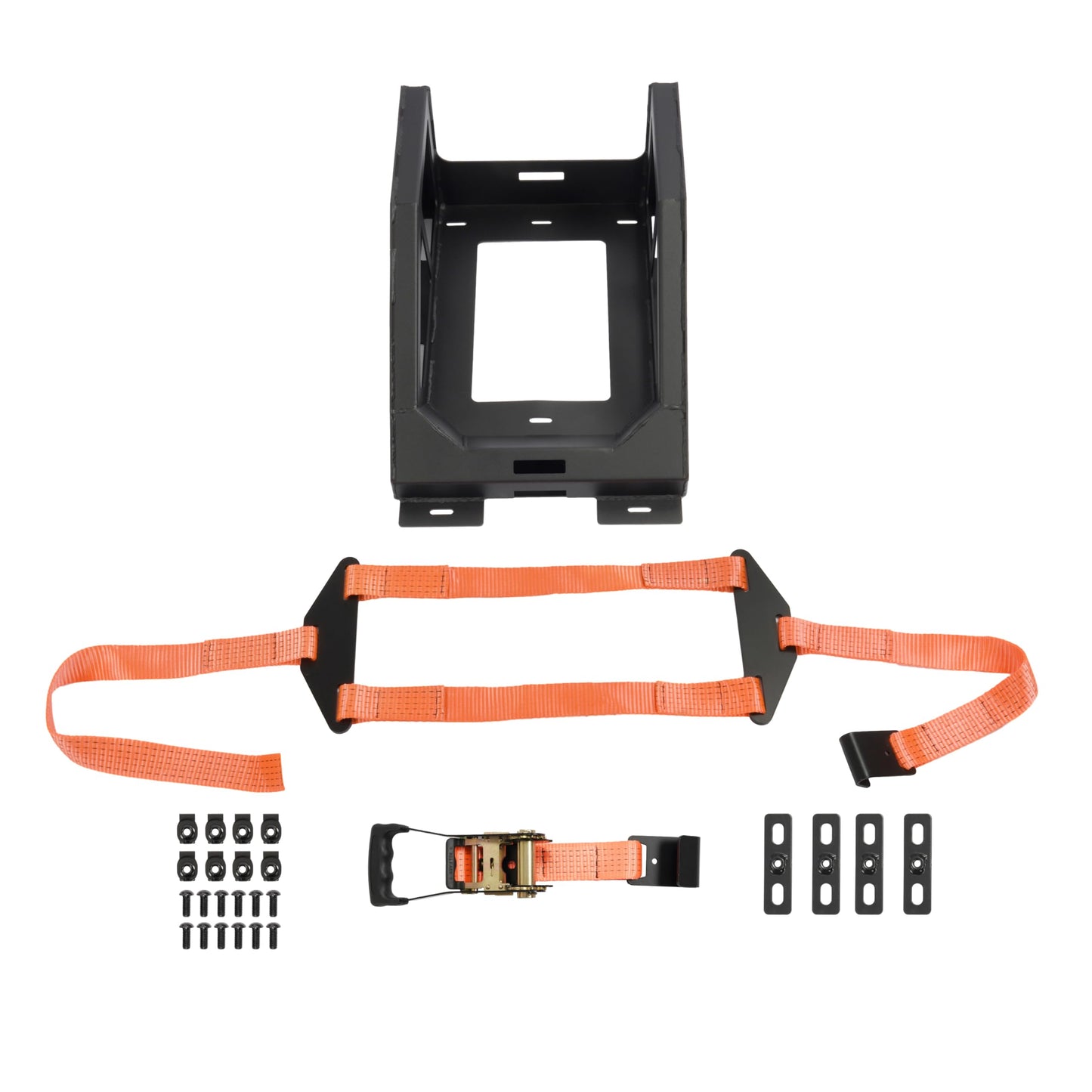 ALMULOO Adjustable Bed Mount Spare Tire Carrier for 2004-2024 Ford F-150, GMC Sierra, Chevy Silverado, Ram 1500, Toyota Tacoma & More Pickup Trucks - Fits 33" to 40" Tires - Heavy Duty Steel