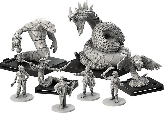 Mansions of Madness Path of The Serpent Expansion - Conquer The Perils of The Jungle and Unearth New Horrors! Ages 14+ 1-5 Players 2-3 Hour Playtime Made by Fantasy Flight Games