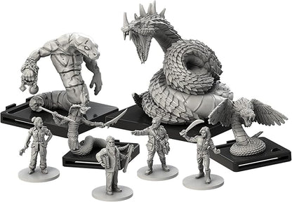 Mansions of Madness Path of The Serpent Expansion - Conquer The Perils of The Jungle and Unearth New Horrors! Ages 14+ 1-5 Players 2-3 Hour Playtime Made by Fantasy Flight Games