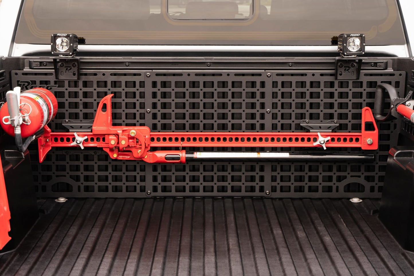 Rago Fabrication Universal Jack Mounts | Great for Molle Panels, Trucks, Trailers, Garages, & More | Designed for Rago, ADD Offroad, & DV8 Offroad Molle Panels | Sold as a Pair | Made in The USA