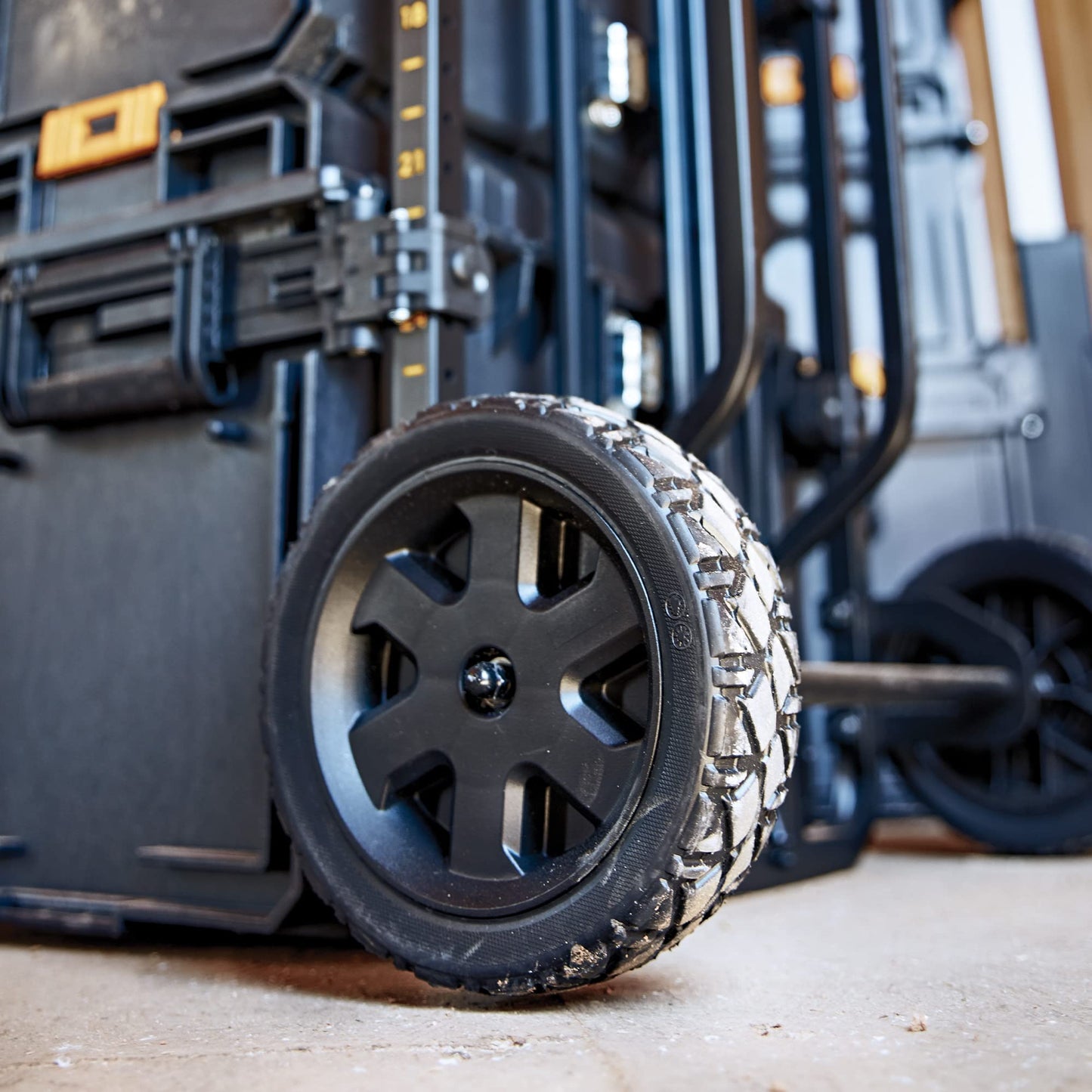 DEWALT TOUGHSYSTEM Tool Storage L-Cart Carrier with Heavy Duty Wheels (DWST08210)