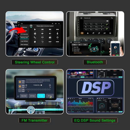 [4+64G] Android 13 Car Stereo with Wireless Carplay & Android Auto for Ford F150 F250 F350 E-250 E-350 Escape Focus Touchscreen Radio Upgrade with AHD Camera,GPS Navigation,SWC,WiFi,FM,Bluetooth