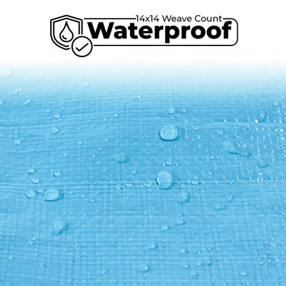 Heavy Duty Tarp Bundle - 2 Sizes - 20x30' and 20x40' - Waterproof, Multipurpose for Camping, Pools, Tent, Boat, RV, Cars