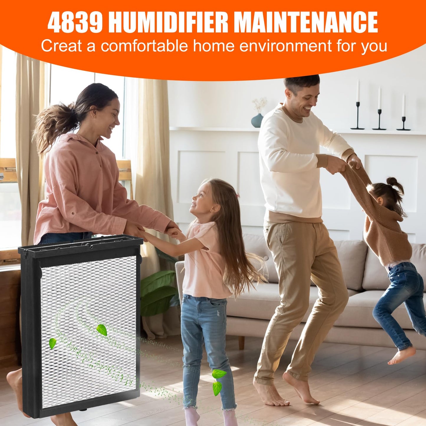 SZHY-LINK for Aprilaire 4839 Humidifier Maintenance Kit Humidifier Models 600, No. 35 Water Panel Humidifier Replacement Filter Compatible with Aprilaire Humidifier Models 600, 600A, 600M