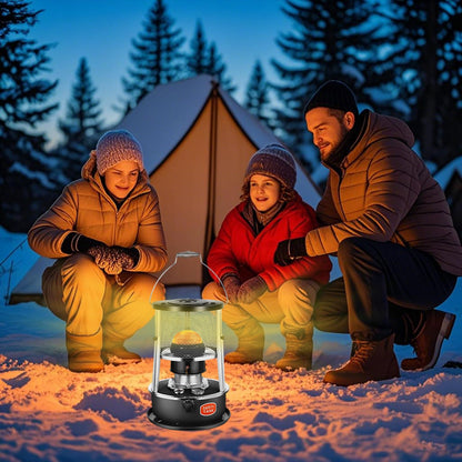 Portable Kerosene Heater, Non-Electric Heater for Tent Cooking Ice Fishing Home and Survival Emergency, Black