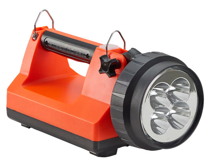 Streamlight 45851 E-Spot LiteBox 1500-Lumen 110000 Candela Rechargeable Spot Beam Lantern with AC/DC Charging, Heavy Duty Shoulder Strap, and Mounting Rack, Orange