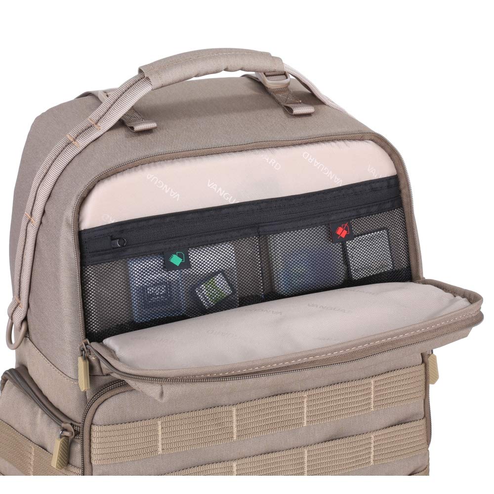 VANGUARD VEO Range T48 Backpack for Pro DSLR/Mirrorless Cameras, Tactical Style – Beige