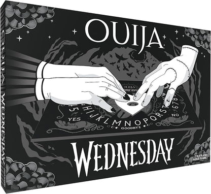 Ouija: Wednesday | Inspired by the Popular Original Series Wednesday | Collectible Classic Ouija Board Game | Officially Licensed Game and Merchandise | Glow in the Dark Board | 2-4 Players Ages 8+
