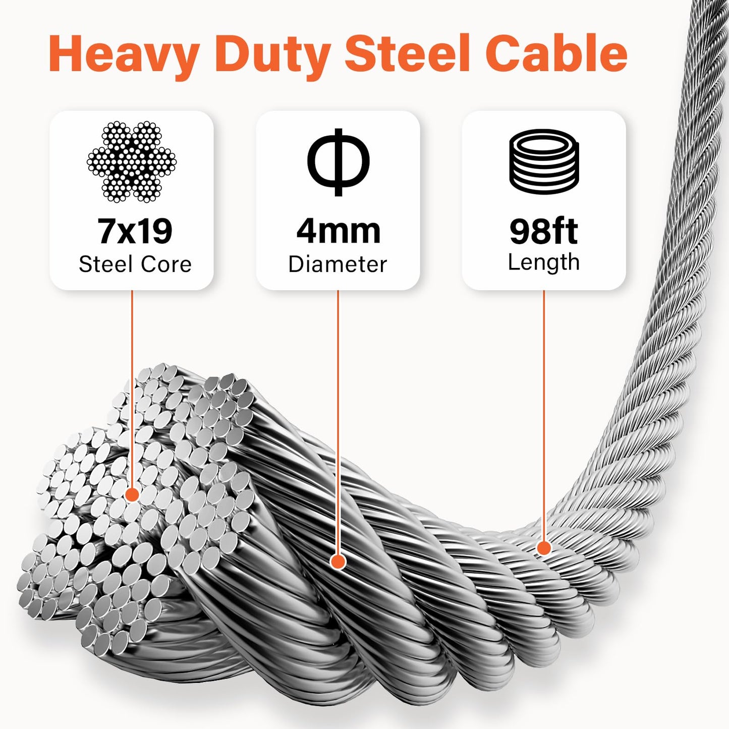 TRSMIMA Confined Space Tripod Kit - Heavy Duty Rescue Tripod Lifting Hoist 1200LBS Winch| 7'Adjustable Legs| 98' Cable Portable Tripod Kit| 32.8' Fall Protection| 4.4-7.02ft Working Height