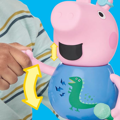 Peppa Pig Joke &amp Sing George 8-Inch Figure Musical Toy with 50+ Sounds and Songs Basket Stuffers Preschool Toys for Girls and Boys Ages 3+