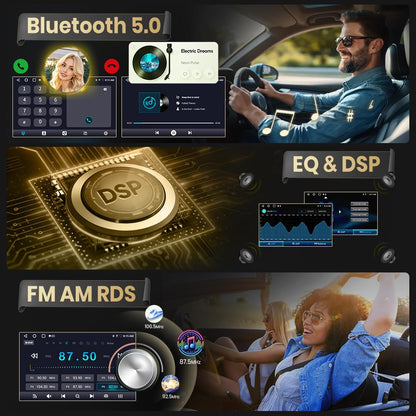 Doreon (2GB+64GB) Car Stereo for Ford F150/F250/F350 (2004-2014), 7" Android Radio 15 with Wireless CarPlay Android Auto WiFi DSP GPS Bluetooth FM AM SWC Backup Camera