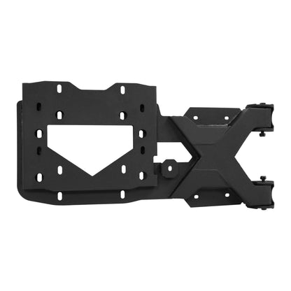 ALMULOO Spare Tire Carrier Compatible with 2007-2018 Jeep Wrangler JK Hold Up to 37" Tire Mounting Bracket Holder Steel Powder Coated Black