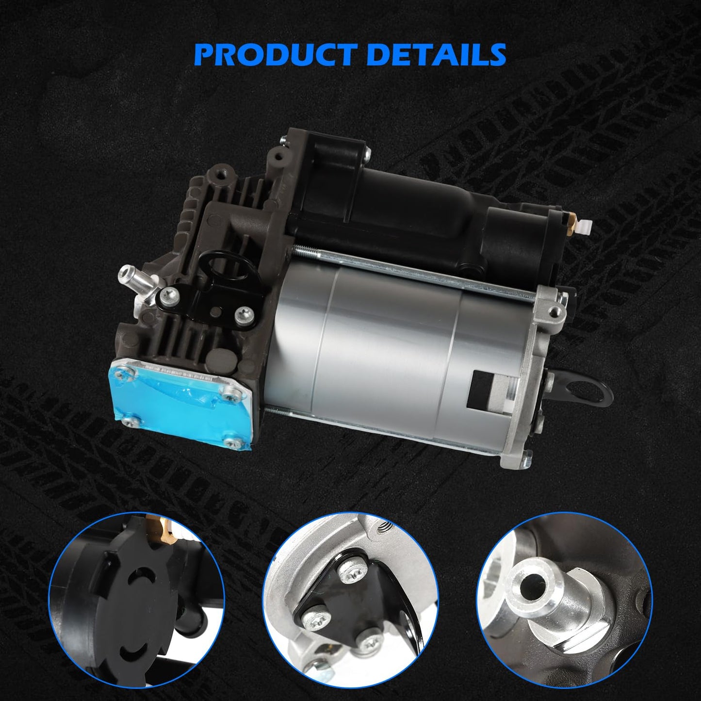 ZumuraAuto Air Suspension Compressor Pump 1663200104 1663200204, Compatible with Mercedes-Benz GL450 W166 GL-Class X166 2013 2014 2015 Air Compressor Pump Part