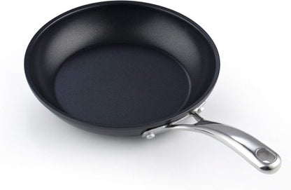 Cooks Standard 8-Inch Nonstick Frying Omelet Pan - Classic Hard Anodized Skillet in Black