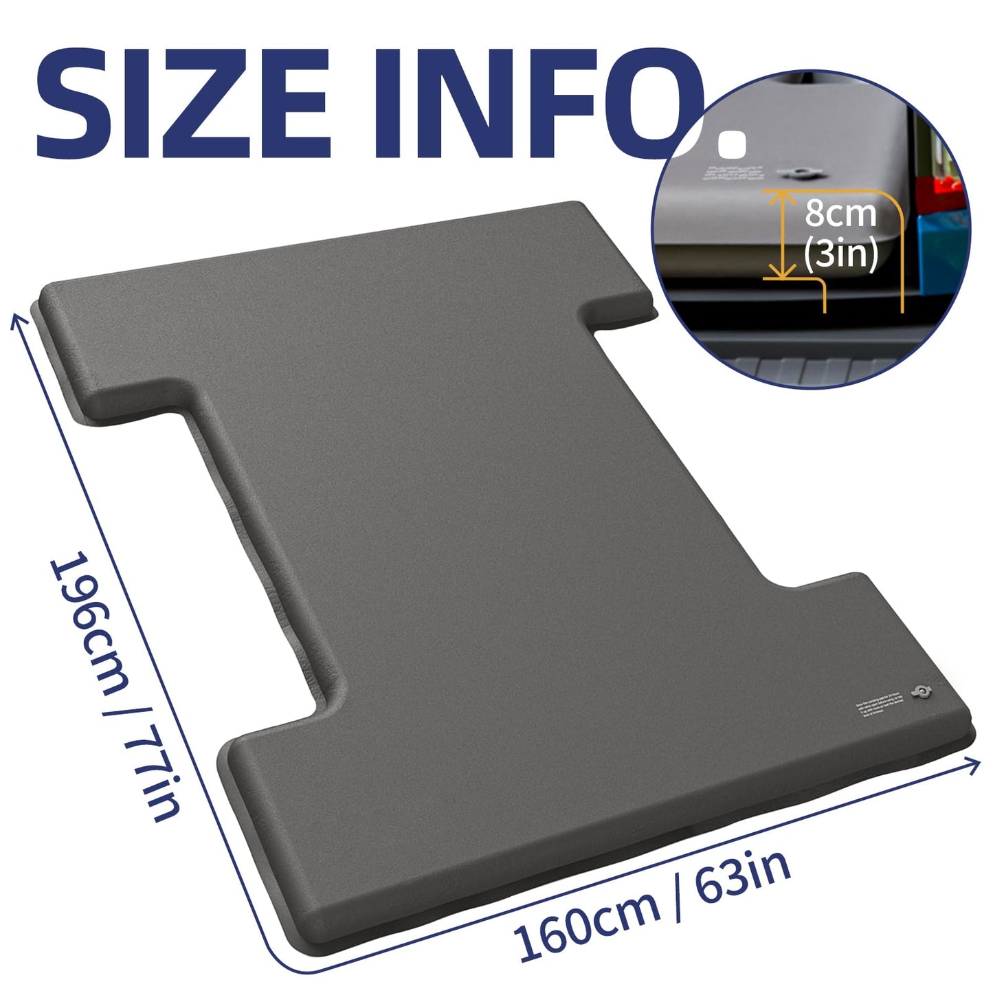 Truck Bed Mattress for 6.5-6.8Ft, Self-Inflating Mat Full-Size Short Trucks Bed for Outdoor Camping, Pickup Tent Accessories 12V Air Pump, Carry Bag, for Silverado, RAM, F Series, Sierra, Titan