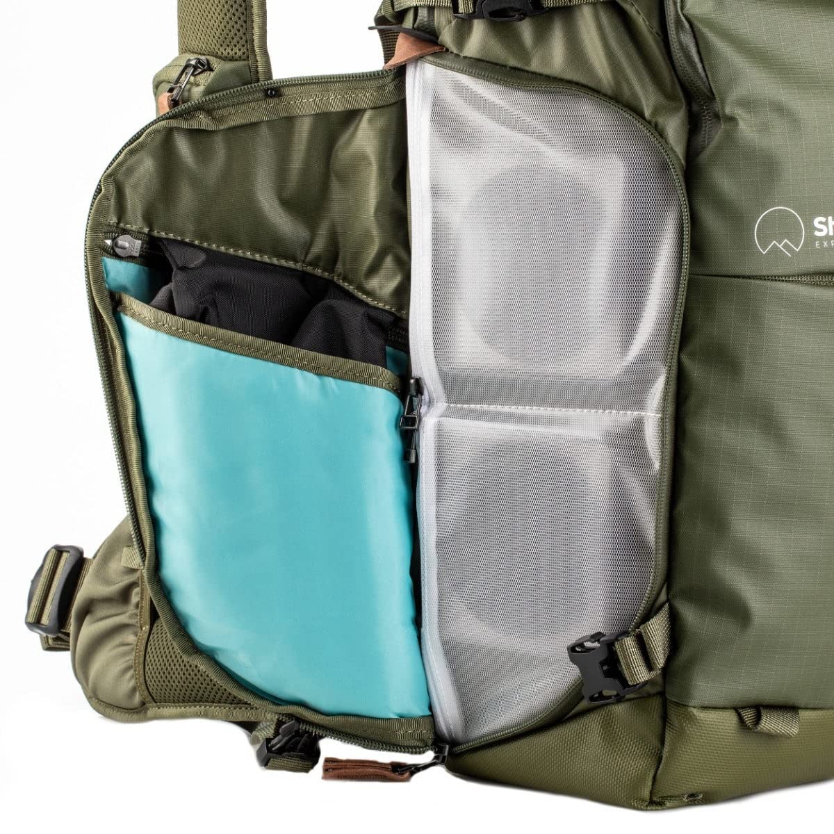 Shimoda Explore v2 35 Starter Kit (w/Medium DSLR Core Unit), Landscape Adventure Outdoor Photography Travel Pack, Carry-On Compatible, 16" Laptop Sleeve, Anti-Theft Camera Access, Army Green