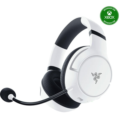 Razer Kaira Wireless Gaming Headset for Xbox Series X|S, Xbox One: Triforce Titanium 50mm Drivers - Cardioid Mic - Breathable Memory Foam Ear Cushions - EQ Pairing Button - Windows Sonic - White