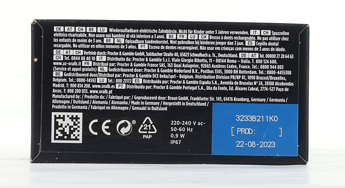 Oral-B Genius X Adult Oscillating toothbrush Black