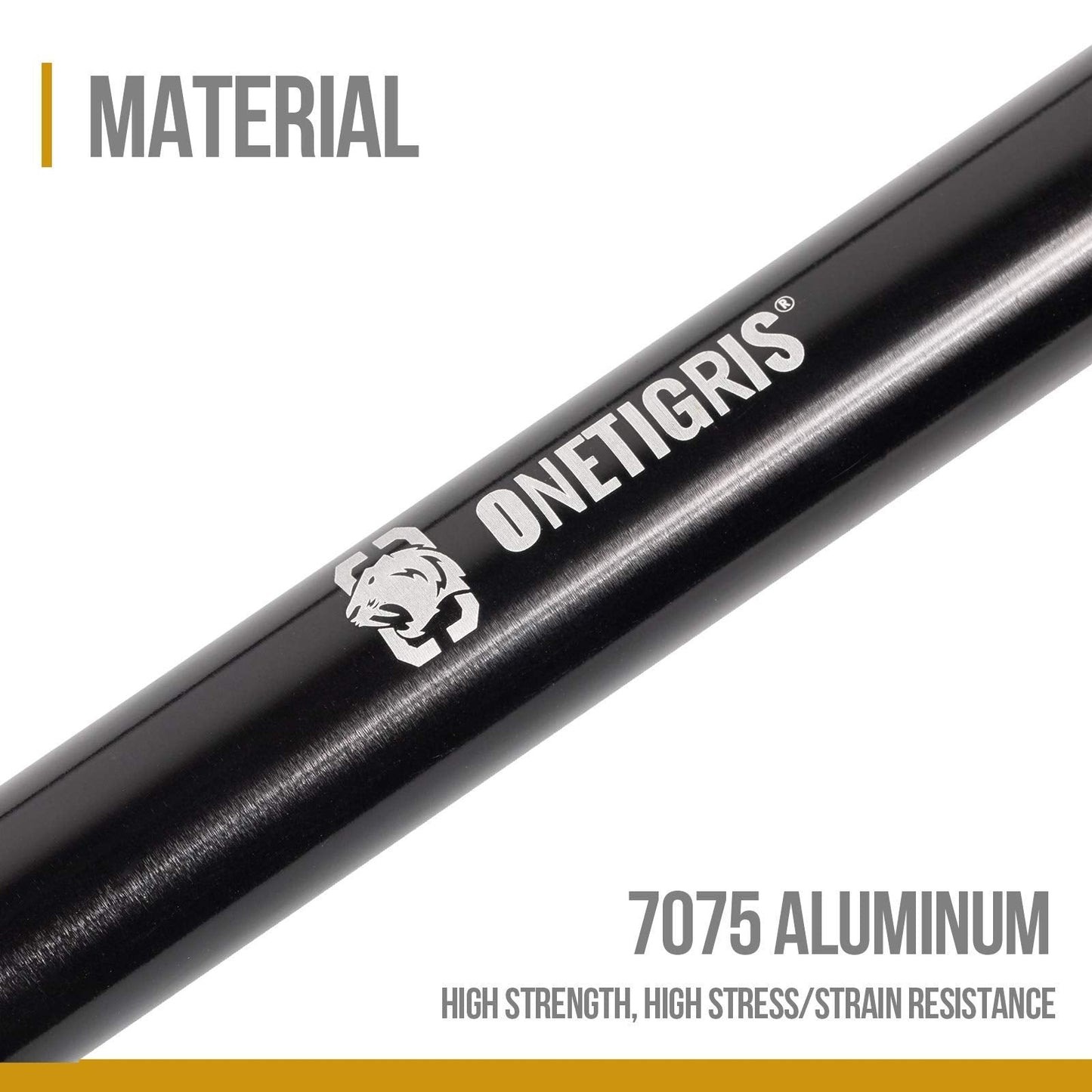 ONETIGRIS Lightweight Tent Poles (1.6m) + Bulwark Camping Tarp
