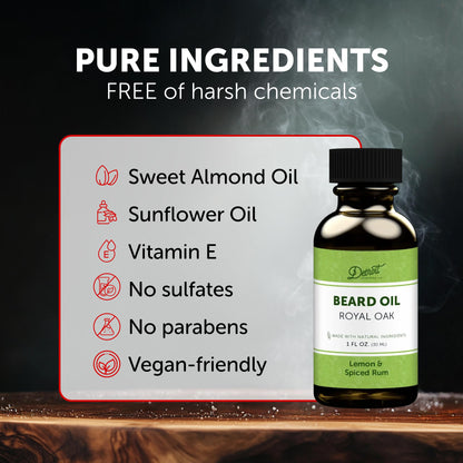 Detroit Grooming Beard Oil | Hydrating & Nourishing Formula with Vitamin E • Corktown Scent (1 oz)