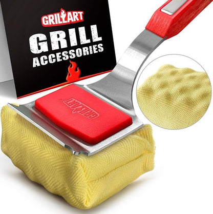 GRILLART BBQ Wire Brush Set - Extra Strong & Bristle-Free Grill Cleaning Tools