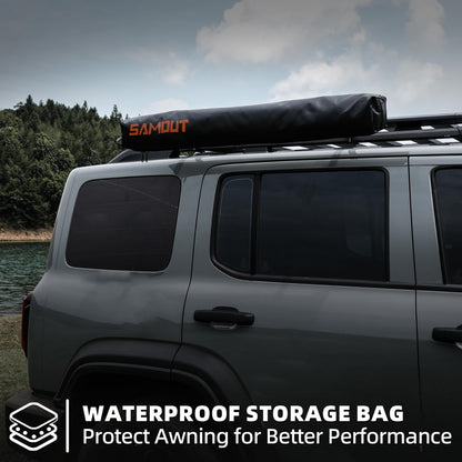 SAMOUT Vehicle Side Shower Room with Roof, 3.3ft x 3.3ft Privacy Shelter Restroom, Car Side Shower Room, Portable Shower Tent for Camping