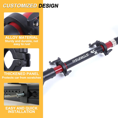 Hudiriy Car Body Side Expansion Rails Shovel Mounts Compatible with Ineos Grenadier 2020 -2025， 2 Pcs Shovel Holder Modular Quick Release Axe Holder Mount Kit External Accessories