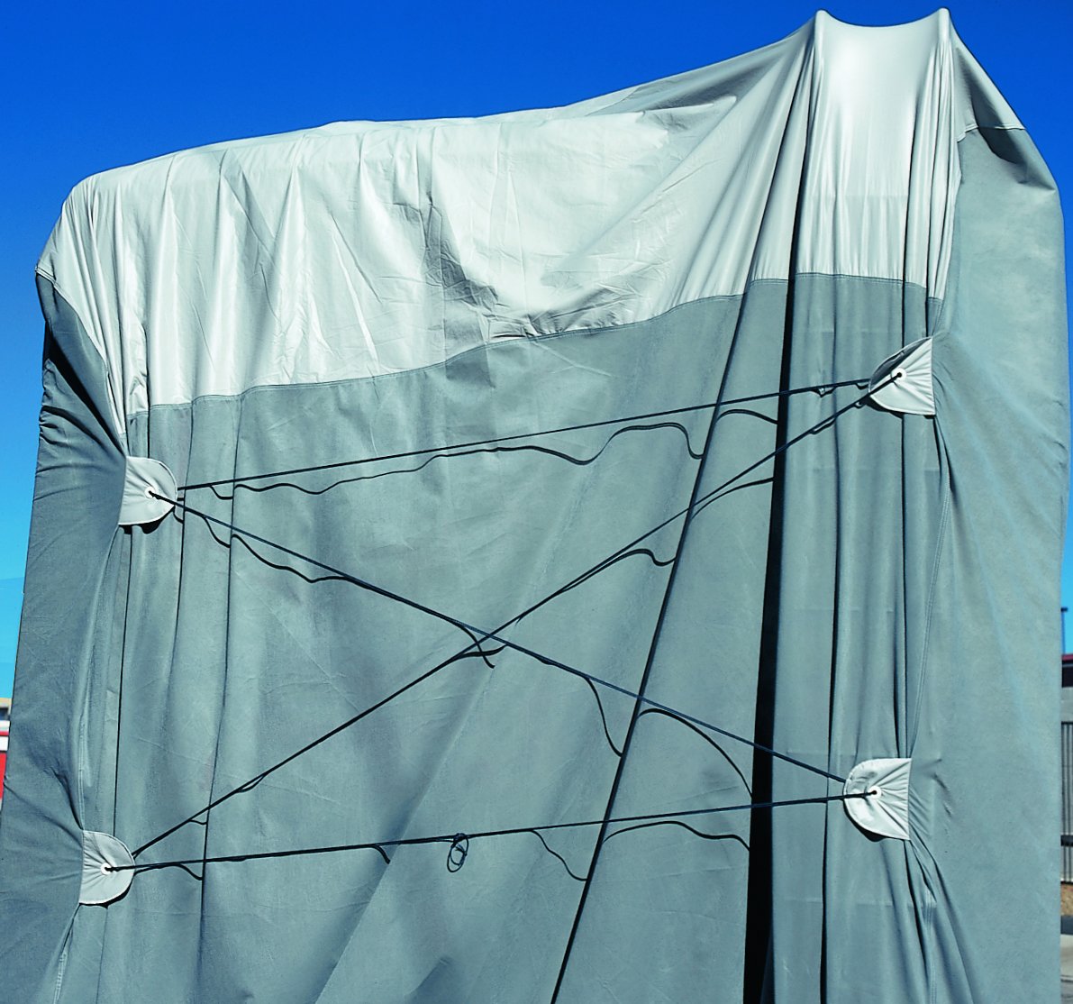 ADCO 46014 SFS AquaShed Gooseneck Horse Trailer Cover, Fits 31'7" - 34'6" Trailers, Gray