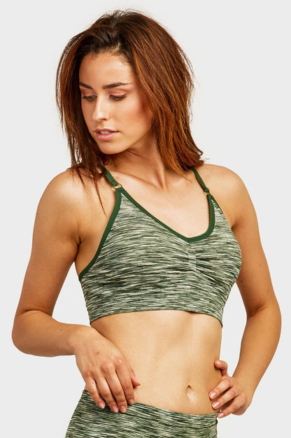 Women's Bras, Comfortable Yoga Tube Bralette Sports Bra, Free Size - Pack of 6 (BR0252SP1)