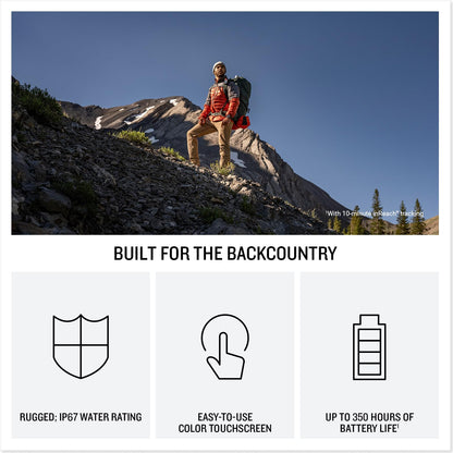 Garmin inReach® Mini 3 Plus, Rugged Global Satellite Communicator with Touchscreen Texting, Photo & Voice Messaging, Emergency SOS Messages & Battery Up to 350 Hours with 10-min inReach® Tracking