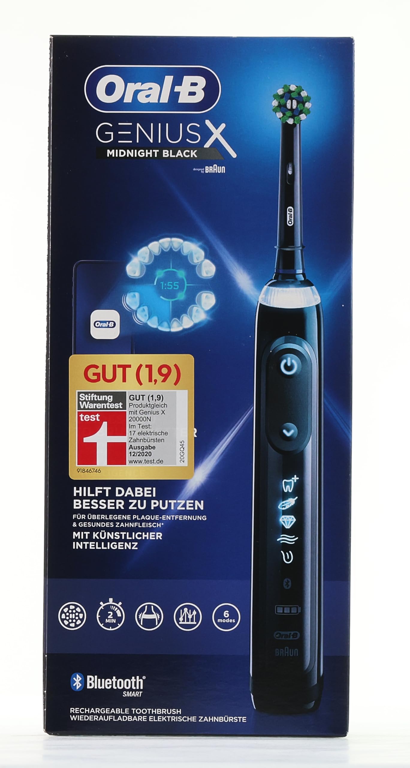 Oral-B Genius X Adult Oscillating toothbrush Black