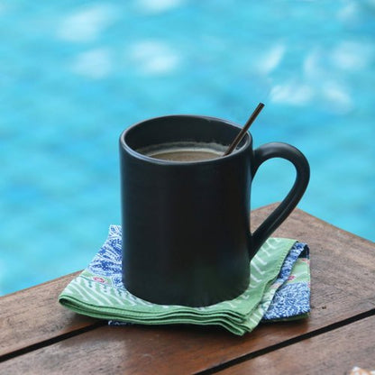 Crystalware, Plastic Stir Straw, Sip Stirrer, For Coffee and Cocktail, 7 1/2 Inches 1000/Box, Black