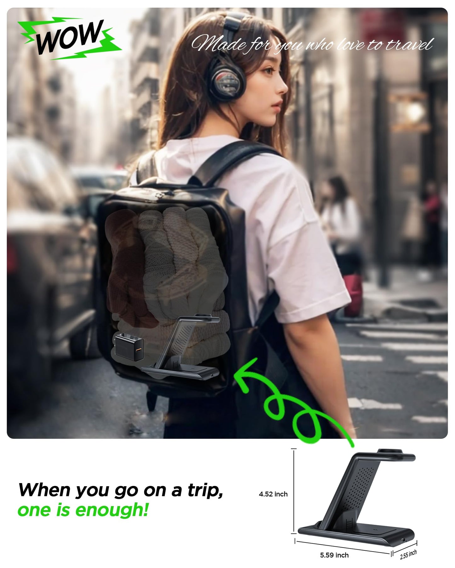 Wireless Charging Station for Samsung Wireless Charger Galaxy Watch 8/7/6/5/4/3 Active 2/1 Stand Galaxy S25 Ultra/S25/S24/S23/S22/S21/Note20/10 Z Fold Flip 7 Galaxy Buds3/2 Pro/Live Multiple Devices