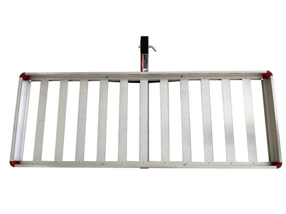 MaxxHaul 60" x 22" Aluminum Cargo Carrier Rack Basket for Luggage for SUV Truck Car Van - 500 lbs. Capacity, Silver