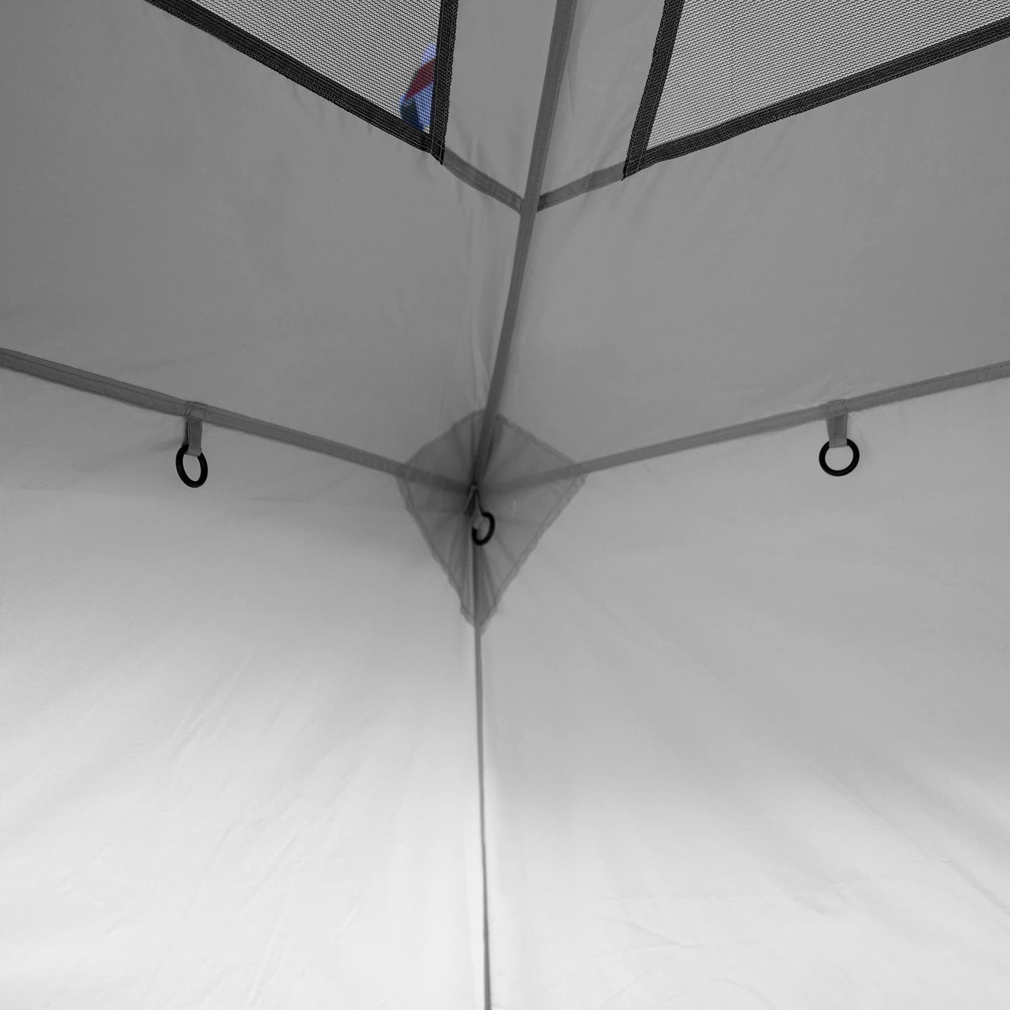 E-Z UP Camping Cube Sport, Converts 10' Angled Leg Canopy into Camping Tent, Grey (Canopy/SHELTER/Poles NOT Included)