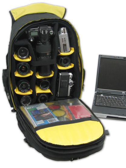 Ape Case, ACPRO2000, Large backpack, Laptop compartment, Padded, Rain cover included, Adjustable straps, Camera Backpack, Equipment bag, Black (ACPRO2000)