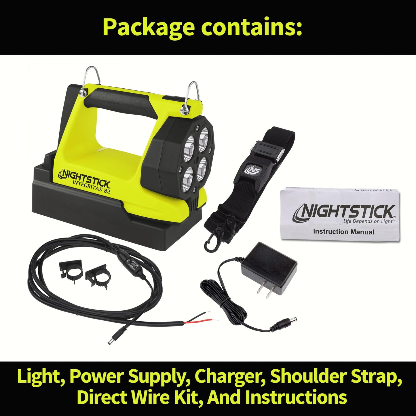 Nightstick XPR-5582GX INTEGRITAS 82 Intrinsically Safe Lantern + Nightstick Magnetic Base