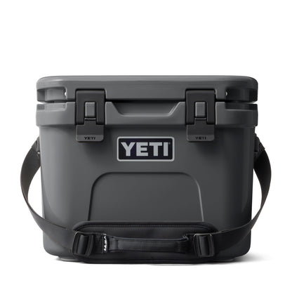 YETI Roadie 15 Hard Cooler with DoubleDuty Shoulder Strap, Charcoal