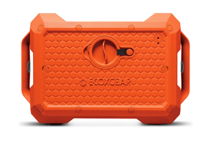 ECOXGEAR Defender: Outdoor Portable Bluetooth Speaker, 121dB Massive Sound, Waterproof and Drop Proof, with LED Party Lights, Pair up to 100, 25+ Hours Playtime (Blaze Orange)