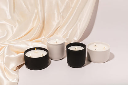 Wicked Rose Candle Co. Elven Ember Scented Candle | Honeysuckle, Palo Santo & Sandalwood | 10 oz Hand-Poured Coconut Apricot Wax | 45+ Hour Clean Burn | Reusable Ceramic Vessel