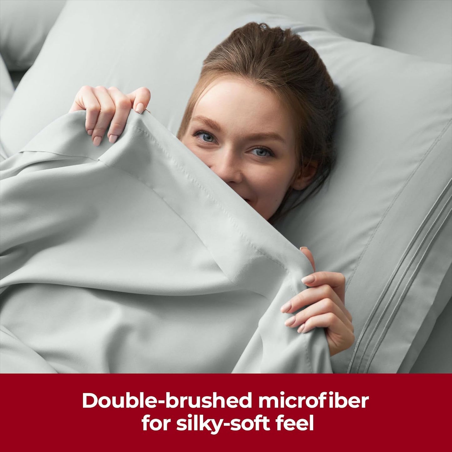 Mellanni Extra Deep Full Sheets - Ultra Soft Hotel Luxury Bedding | Wrinkle & Stain Resistant (Spa Mint, 4 PC)