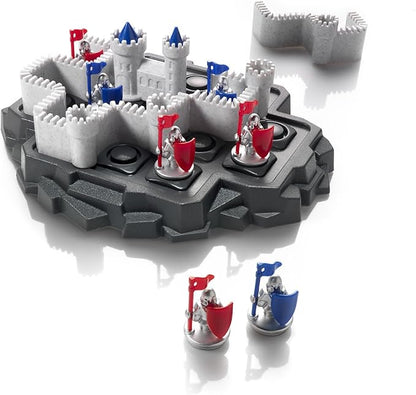 SmartGames Wall &amp Warriors – Medieval Logic Puzzle with 80 Challenges for Ages 8+